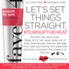 fave4 hair Travel Size Heat Protectant, Smooth for Sure Smoothing Blowout Cream for Shine, 1 fl oz (mini-sized product)