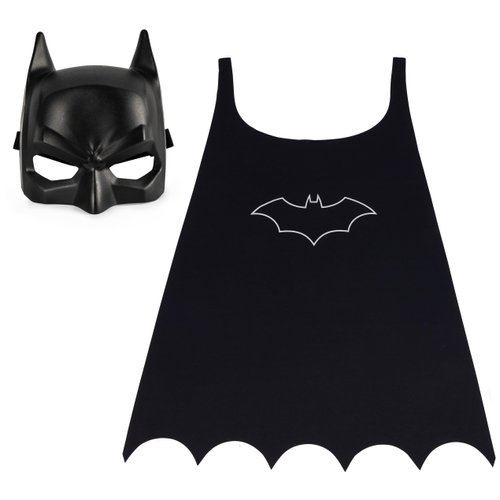 BATMAN DC Comics, Cape and Mask Set, Super Hero Costume Accessories, Kids Roleplay for Boys and G...