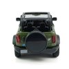 2-Door Convertible Bronco Badlands Model Car 1/36 Scale Diecast Toy Cars Metal Alloy Children’s Vehicles, Pull Back Doors Open, Black Rim, Mens Collection, Kids Toys for Boys Gifts, Cake Topper, green