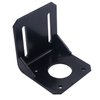 weideer 2Pcs 42mm Stepper Motor Mounting Bracket Alloy Steel L-Shape Fixed Seat for NEMA17 Stepper Motor with Screws and Nuts K-029-42