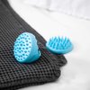 Flathead Hair Scalp Massager and Shampoo Brush for Shower Dandruff Removal - Wet and Dry - Encourages Growth - Includes 2 Massage Removal Heads