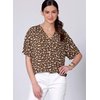 McCall Pattern Company McCall's Women's Loose-Fitting Short Sleeve Blouse Sewing Patterns, Sizes 16-22, various
