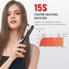 Novuspro Cordless Hair Straightener, Mini Cordless Flat Iron Straightener and Curler 2 in 1, for Fine Soft Hair/Short Hair, Anti-Scald & 3 Adjustable Temp,Travel Size Preferred Gifts