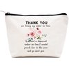 LIBIHUA Thank You for Being My Sister In Law - Funny Sister-In-Law Gift - Unique Family Gag Gift - Birthday Christmas Novelty Present Ideas for Sister In Law – Makeup Bag Cosmetic Bag Travel Pouch