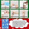 Partywind Glow Christmas Party Decorations, Luminous Christmas Temporary Tattoos for Kids Stocking Stuffers, Xmas Holiday Decorations Party Favors Supplies Games for Boys and Girls (4 Sheets)