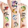 Generic 112 PCS Fishing Temporary Tattoos - Fish Themed Stickers for Kids Birthday Party Supplies, Decorations, Favors and Prizes - Cute Gifts for Boys and Girls, Blue