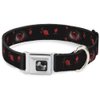 Buckle-Down Seatbelt Buckle Dog Collar - Genjutsu Eye - 1" Wide - Fits 11-17" Neck - Medium