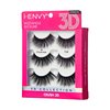 iEnvy False Eyelashes 3 Pairs Fluffy and Natural Multiangle and Volume Faux Mink Lashes (19)
