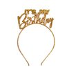 Gold Sparkle It's My Birthday Headband - Birthday Gifts for Women, 40th Birthday Tiara, Birthday Party Supplies, Decorations (MyBday) GLDGttr