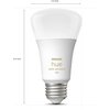 Philips Hue Smart 60W A19 LED Bulb - Soft Warm White Light - 2 Pack - 800LM - E26 - Indoor - Control with Hue App - Works with Alexa, Google Assistant and Apple Homekit
