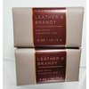 2 pack For Men Shea Butter Cleansing Bar soap 5 oz each Men's Collection LEATHER & BRANDY