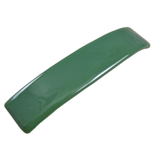 Stained Glass Barrette - Small 2.5" 65mm - Jade Green Moss Forrest Green Slide Clip Hair Accessories