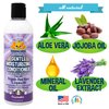 Bodhi Dog Gentle Moisturizing Conditioner | Dog Conditioner | Soothing Plant-Based Formula | Leaves Coat Shiny & Manageable | Made w/Soothing Aloe Vera & Jojoba Oil | Made in USA (Lavender, 17oz)