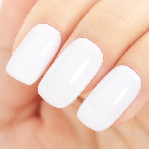 TUTUYU White Gel Nail Polish,0.51 Fl Oz Soak Off LED Opaque White Gel Polish for Nail Art Starter or Professional Manicute Salon,French Tips White Color Gel Kit - GP0047