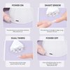 GAOY Omin-Cure Nail Lamp, Rechargeable UV Light for Gel Nails, USB Nail Dryer for Acrylic Nail Extension Fast Curing
