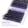 Cluster Eyelashes 30D/40D 240PCS 12-16mm Mixed Individual Lashes CC Curl 0.07mm Matte Black Cluster Eyelash Extensions Soft Lightweight Individual Lashes Cluster 3D Effect (30/40D-CC, 16-20mm Mixed)
