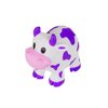 One Dozen (12) 2" Rubber Bath Toy Animals (Cows)