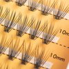 FinyDreamy 240pcs Individual Lash Extensions, 20D Lash Clusters Volume Mix Pack, 10-14mm Mix Lengths C Curl 0.07mm Thickness Professional Individual Eyelash Clusters and Apply Under your Lashes