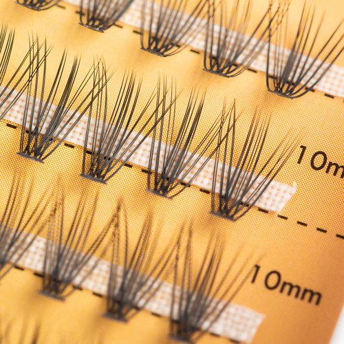FinyDreamy 240pcs Individual Lash Extensions, 20D Lash Clusters Volume Mix Pack, 10-14mm Mix Lengths C Curl 0.07mm Thickness Professional Individual Eyelash Clusters and Apply Under your Lashes