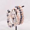 8-9 MM Cultured Freshwater Baroque Pearl Stretch Bracelet 7 Inch, Natural White Color