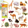 Animal Refrigerator Magnets for Kids - Bundle with 20 Wild Animal Fridge Magnets for Toddlers, Kids Learning Developmental Toys | Zoo Animal Magnetic Toys for Boys, Girls