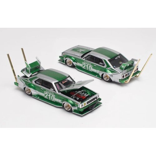 1:64 Diecast Model Car Compatible with Nissan Skyline C210 Kaido Racer Bosozoku Style Limited Edition by Pop Race PR640061