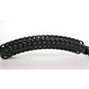 Black sparkly filigree banana hair clip with rhinestones medium fine hair