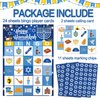 BAYLAY Hanukkah Games Hanukkah Bingo Game Hanukkah Decorations Menorah Bingo Game Hanukkah Party Games Chanukah Party Decorations Happy Hanukkah Games Hanukkah Decor