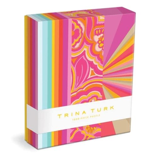 Galison Trina Turk 1000 Piece Puzzle from Galison - Bright and Colorful 1000 Piece Puzzle, Featuring The Prints of Trina Turk, Thick and Sturdy Pieces, Fantastic Gift Idea