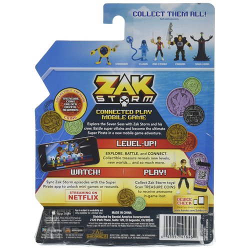 Zak Storm Crogar 3-inch Scale Action Figure with Blind Bag