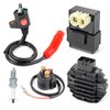 CDI Box Ignition Coil Voltage Regulator Rectifier Relay Kit for Honda Recon 250 TRX250 TE/TM 1997-2004 TRX250EX TRX250X 2001-2019