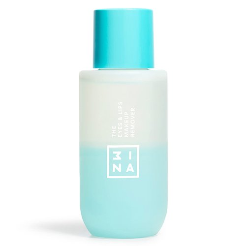 3INA The Eyes & Lips Makeup Remover - Extra Gentle Waterproof Make-up Remover for Sensitive Skin and Eyes - Alcohol Free Liquid Makeup Remover with Aloe Vera - Non Oily for Dry Skin - 3.38 Fl. Oz