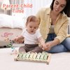 Ehome Xylophone, Musical Instruments Set Neutral Colors Wooden Montessori Toys Percussion Music Modern Boho Xylophone Birthday Gifts for 1 2 3 Year Old Kids Baby Toddlers Boys Girls