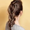 Chunyin Rhinestone Hair Chains Rhinestone Hair Accessories, Hair Extensions Pearl Hair Clip Rhinestone Hair Pins Hair Gems Rhinestones for Braids for Women 6 Count (Gold)