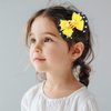 Cute Bows for Girls Bee Hair Accessories Yellow Ribbon Girls Bows Clips Spring Girls Bows for Hair French Hair Barrettes for Hair Styling