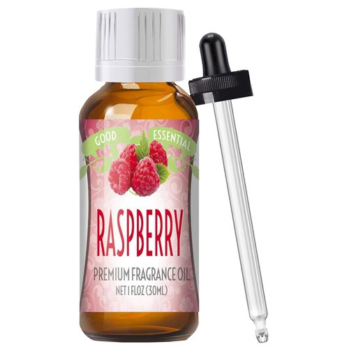 Good Essential – Professional Raspberry Fragrance Oil 30ml for Diffuser, Candles, Soaps, Lotions, Perfume 1 fl oz