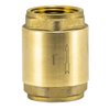 EZ-FLO Brass In-Line Check Valve, 1 Inch IPS, Stainless Steel Spring, 20405LF