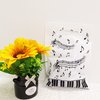 CupaPlay 50PCS Piano Notes Party Decorations Goodie Favor Plastic Bags Piano Notes Theme Party Supplies Decorations Music Birthday Baby Shower Birthday Bag