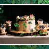 Sratte 26 Pcs Rainforest Animals Figures Playset Include Jungle Animals Figures Model Trees Rain Forest Diorama Project Supplies for Cake Topper Toddlers Gift Birthday Party Decor(Tray Not Included)
