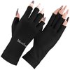 MelodySusie Premium UV Gloves for Nails, Professional UPF 99+ UV Protection Gloves for Manicures, Cool Feeling Fabric, Nail Art Skin Care Fingerless Anti UV Glove Protect Hands from UV Harm