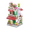XIU Flower Store Building Block Kits,(1085pcs) Garden House Model Mini Building Block Set, MOC Flower House Block Kit for Women Girls, Creative Gifts for Adult Kids Age 8 10 12 14+