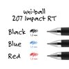 uni-ball Gel uni-ball Impact RT Retractable Pen Refills, Bold Point, Black Ink, Pack of 2, 6 Packs