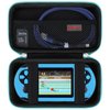 Elonbo Carrying Case Compatible with TaddToy 16 Bit Handheld Game Console for Kids Adults, Classic Retro Video Games Travel Storage Cover Bag, Portable Electronic Game Player Organizer Holder, Green