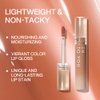 INTO YOU Lip Stain Long Lasting, Lip Gloss, Lip Tint, Lip Plumper Gloss, Glitter Lip Gloss, Liquid Lipstick, Vivid Color, Smudge-Proof, Lightweight, Naturally Moisturizing, Lip Oil For Dry Lips (G03)