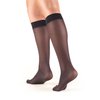 Truform Sheer Compression Stockings, 8-15 mmHg, Women's Knee High Length, 20 Denier, Black, Small