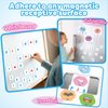 Kasfalci CVC Word Games,Magnetic Letters & Flash Cards,Phonics Games,Alphabet Learning Toys, Refrigerator Fridge ABC Magnets for Kids,Speech Therapy Toys for Toddler,Spelling for Preschool Classroom