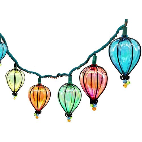 YIGUO 11FT String Lights with 10 Bulbs, Multicolor Backyard Patio Decor Lights, Connectable Hanging UL Listed Fairy Lights Indoor Outdoor for Christmas Party Wedding Tents (1pcs)