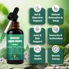 Soursop 10 in 1 Extract Drops, Soursop Bitters Liquid Drops with Sea Moss, Turmeric, Moringa, Oregano, Black Seed Oil, Ashwagandha, Chlorophyll, Sugar/Gluten Free, Natural Flavor (1)
