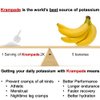 Krampade Electrolytes Powder Potassium Supplement - 2000 mg K+, 2X More Than Coconut Water | Cramp Relief and Prevention | Hydration Powder (Lemon Lime)