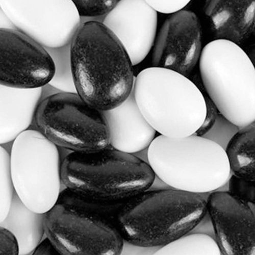 Black & White Tuxedo Jordan Almonds 5LB Bag
